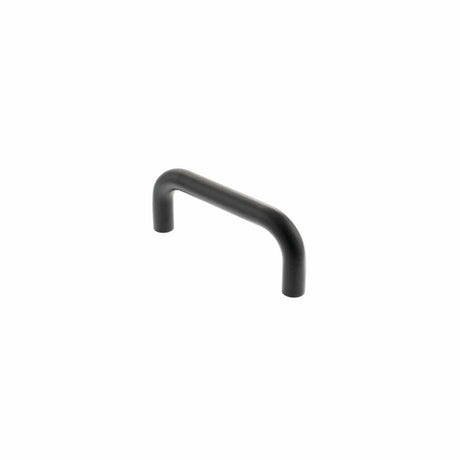 Atlantic Hardware Door Furniture Matt Black / Pull Handles (Bolt Through) Atlantic D Pull Handle [Bolt Through] 150mm x 19mm - Matt Black