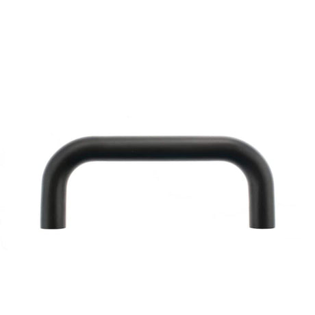 Atlantic Hardware Door Furniture Matt Black / Pull Handles (Bolt Through) Atlantic D Pull Handle [Bolt Through] 150mm x 19mm - Matt Black