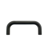 Atlantic Hardware Door Furniture Matt Black / Pull Handles (Bolt Through) Atlantic D Pull Handle [Bolt Through] 150mm x 19mm - Matt Black