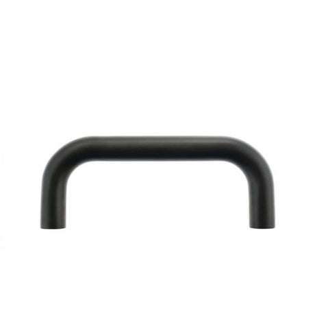Atlantic Hardware Door Furniture Matt Black / Pull Handles (Bolt Through) Atlantic D Pull Handle [Bolt Through] 150mm x 19mm - Matt Black