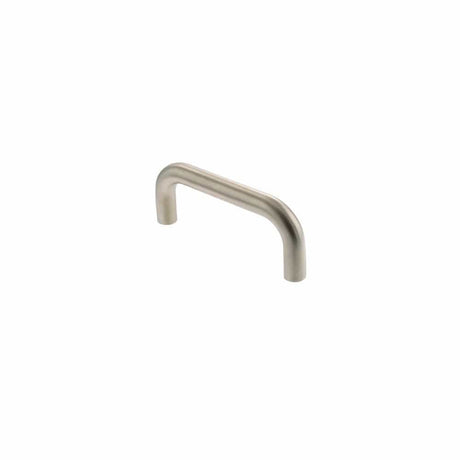 Atlantic Hardware Door Furniture Satin Stainless Steel / Pull Handles (Bolt Through) Atlantic D Pull Handle [Bolt Through] 150mm x 19mm - Satin Stainless Steel
