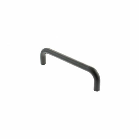 Atlantic Hardware Door Furniture Matt Black / Pull Handles (Bolt Through) Atlantic D Pull Handle [Bolt Through] 225mm x 19mm - Matt Black