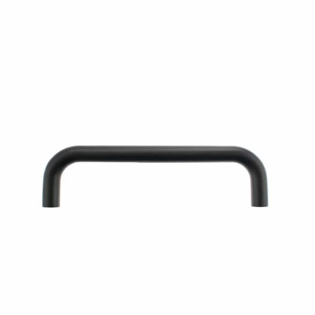 Atlantic Hardware Door Furniture Matt Black / Pull Handles (Bolt Through) Atlantic D Pull Handle [Bolt Through] 225mm x 19mm - Matt Black