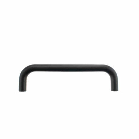 Atlantic Hardware Door Furniture Matt Black / Pull Handles (Bolt Through) Atlantic D Pull Handle [Bolt Through] 225mm x 19mm - Matt Black