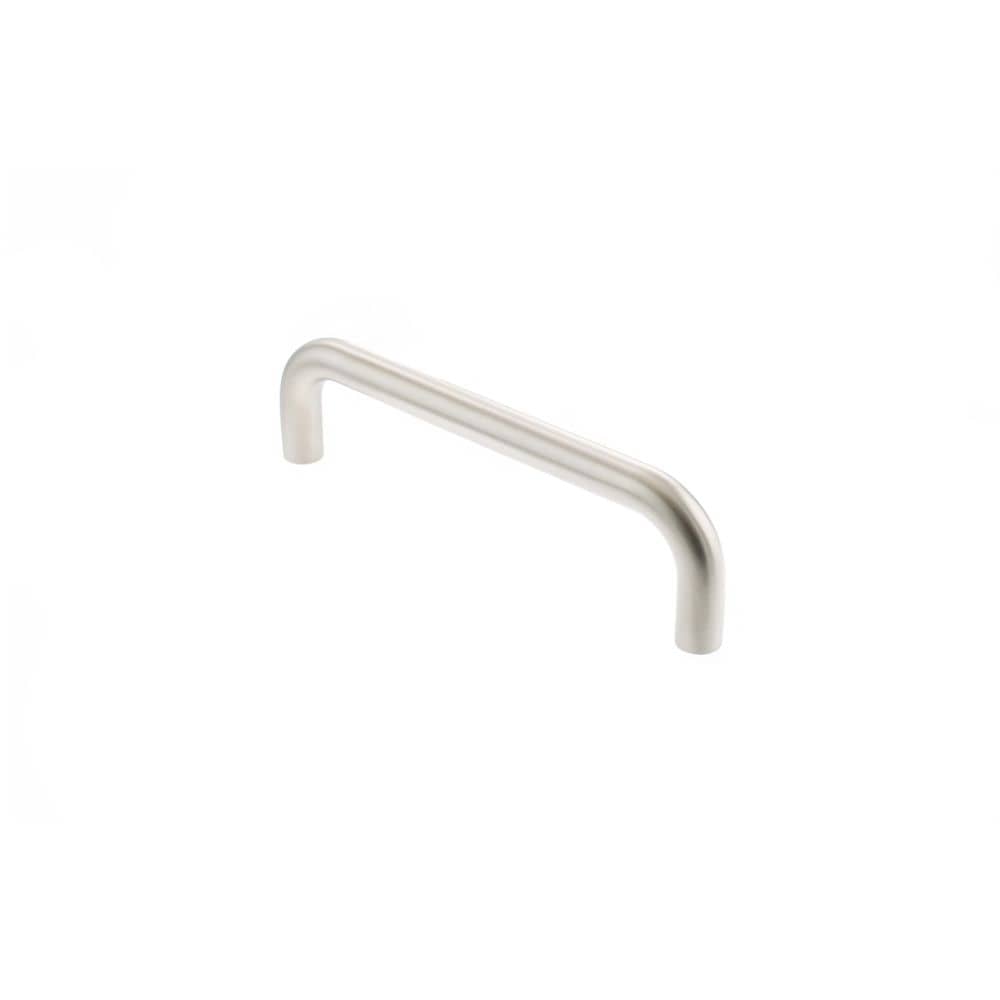 Atlantic Hardware Door Furniture Satin Stainless Steel / Pull Handles (Bolt Through) Atlantic D Pull Handle [Bolt Through] 225mm x 19mm - Satin Stainless Steel