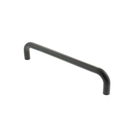 Atlantic Hardware Door Furniture Matt Black / Pull Handles (Bolt Through) Atlantic D Pull Handle [Bolt Through] 300mm x 19mm - Matt Black