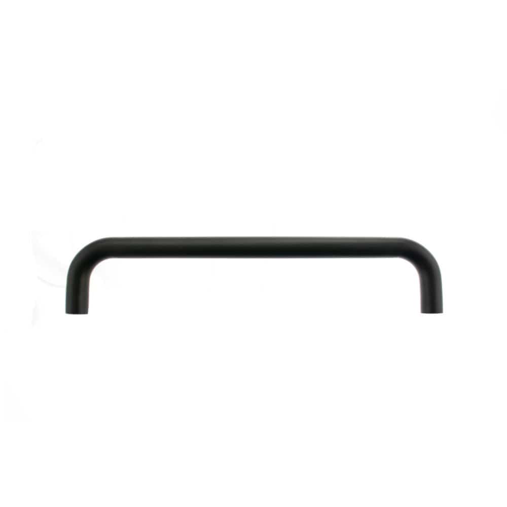 Atlantic Hardware Door Furniture Matt Black / Pull Handles (Bolt Through) Atlantic D Pull Handle [Bolt Through] 300mm x 19mm - Matt Black