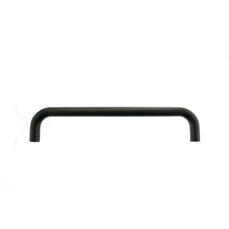 Atlantic Hardware Door Furniture Matt Black / Pull Handles (Bolt Through) Atlantic D Pull Handle [Bolt Through] 300mm x 19mm - Matt Black