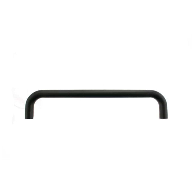Atlantic Hardware Door Furniture Matt Black / Pull Handles (Bolt Through) Atlantic D Pull Handle [Bolt Through] 300mm x 19mm - Matt Black