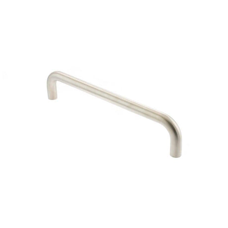 Atlantic Hardware Door Furniture Satin Stainless Steel / Pull Handles (Bolt Through) Atlantic D Pull Handle [Bolt Through] 300mm x 19mm - Satin Stainless Steel