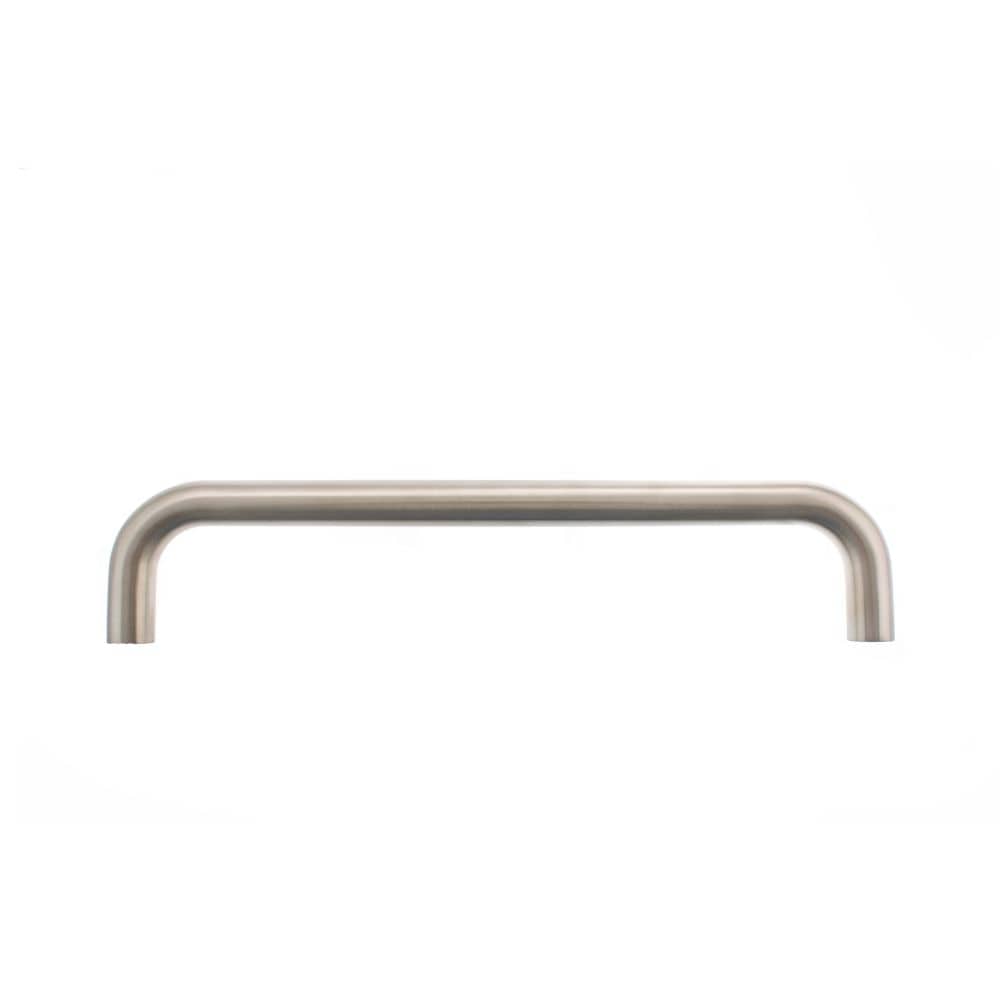 Atlantic Hardware Door Furniture Satin Stainless Steel / Pull Handles (Bolt Through) Atlantic D Pull Handle [Bolt Through] 300mm x 19mm - Satin Stainless Steel