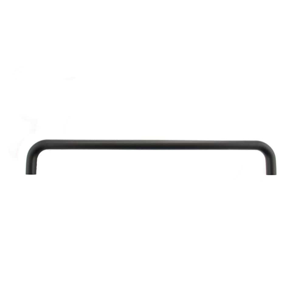 Atlantic Hardware Door Furniture Matt Black / Pull Handles (Bolt Through) Atlantic D Pull Handle [Bolt Through] 450mm x 19mm - Matt Black