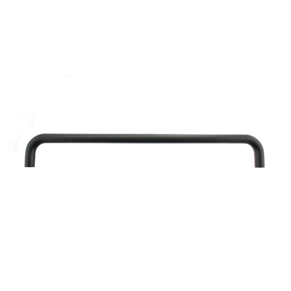 Atlantic Hardware Door Furniture Matt Black / Pull Handles (Bolt Through) Atlantic D Pull Handle [Bolt Through] 450mm x 19mm - Matt Black