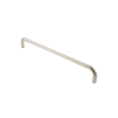 Atlantic Hardware Door Furniture Satin Stainless Steel / Pull Handles (Bolt Through) Atlantic D Pull Handle [Bolt Through] 450mm x 19mm - Satin Stainless Steel