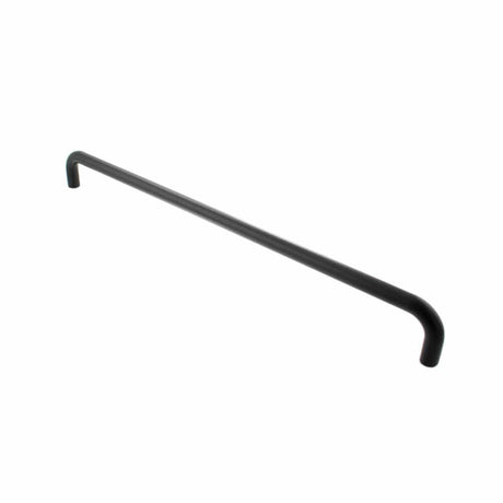 Atlantic Hardware Door Furniture Matt Black / Pull Handles (Bolt Through) Atlantic D Pull Handle [Bolt Through] 600mm x 19mm - Matt Black