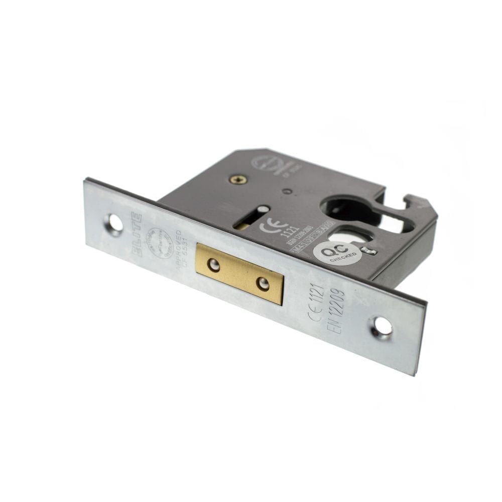 Atlantic Hardware Locks & Latches Satin Chrome / Euro Profile Deadlocks / 2.5" / 65mm Atlantic Euro Deadlock [CE] 2.5" - Satin Chrome