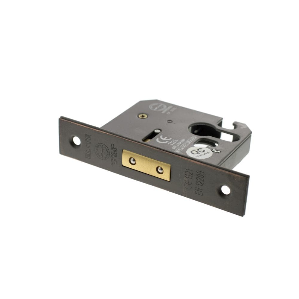 Atlantic Hardware Locks & Latches Antique Copper / Euro Profile Deadlocks / 3" / 76mm Atlantic Euro Deadlock [CE] 3" - Antique Copper