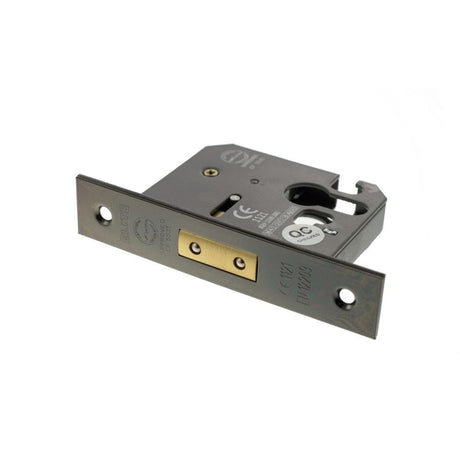 Atlantic Hardware Locks & Latches Black Nickel / Euro Profile Deadlocks / 3" / 76mm Atlantic Euro Deadlock [CE] 3" - Black Nickel