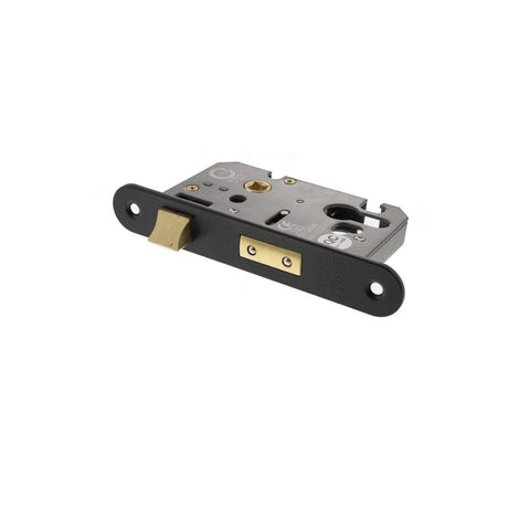 Atlantic Hardware Locks & Latches Matt Black / Euro Profile Sashlocks / 2.5" / 65mm Atlantic Euro Radius Corner Sashlock [CE] 2.5" - Matt Black