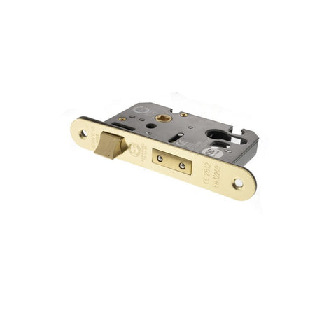 Atlantic Hardware Locks & Latches Polished Brass / Euro Profile Sashlocks / 2.5" / 65mm Atlantic Euro Radius Corner Sashlock [CE] 2.5" - Polished Brass