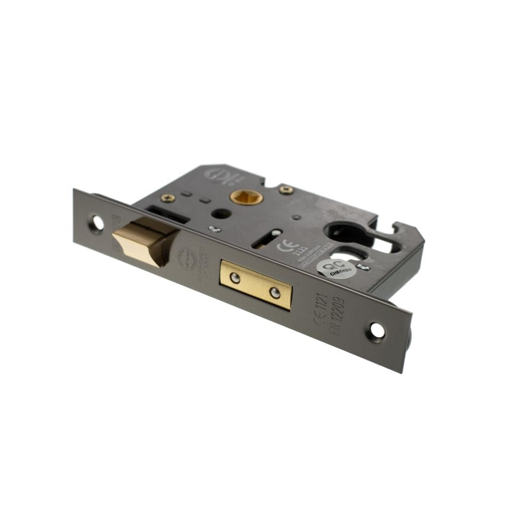 Atlantic Hardware Locks & Latches Black Nickel / Euro Profile Sashlocks / 2.5" / 65mm Atlantic Euro Sashlock [CE] 2.5" - Black Nickel