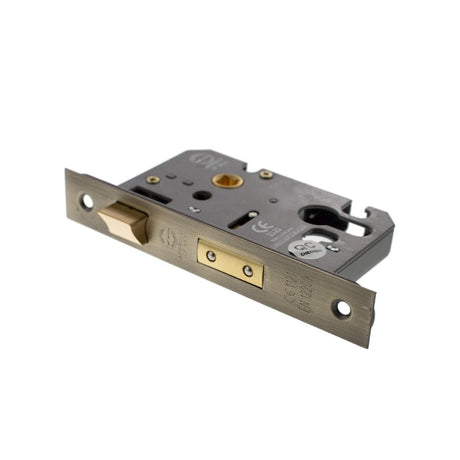 Atlantic Hardware Locks & Latches Matt Antique Brass / Euro Profile Sashlocks / 2.5" / 65mm Atlantic Euro Sashlock [CE] 2.5" - Matt Antique Brass