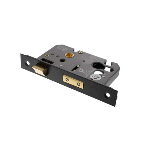 Atlantic Hardware Locks & Latches Matt Black / Euro Profile Sashlocks / 2.5" / 65mm Atlantic Euro Sashlock [CE] 2.5" - Matt Black