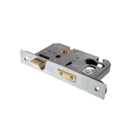 Atlantic Hardware Locks & Latches Satin Chrome / Euro Profile Sashlocks / 2.5" / 65mm Atlantic Euro Sashlock [CE] 2.5" - Satin Chrome
