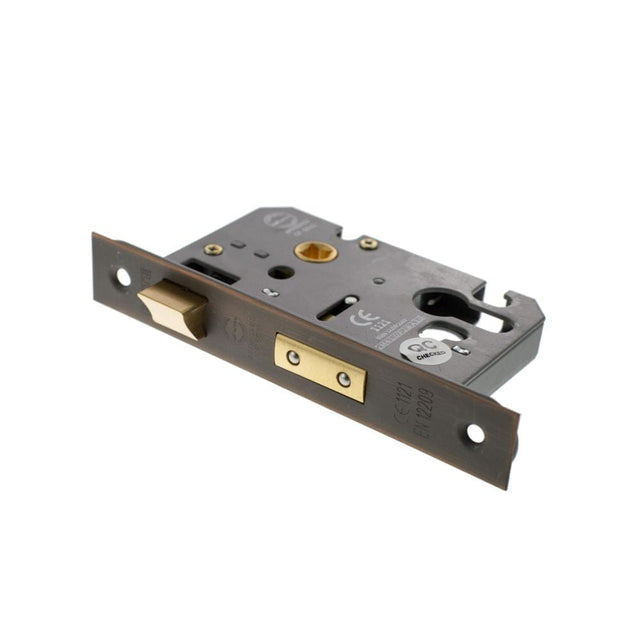 Atlantic Hardware Locks & Latches Antique Copper / Euro Profile Sashlocks / 3" / 76mm Atlantic Euro Sashlock [CE] 3" - Antique Copper