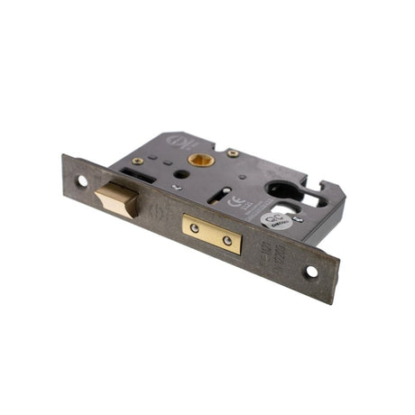 Atlantic Hardware Locks & Latches Distressed Silver / Euro Profile Sashlocks / 3" / 76mm Atlantic Euro Sashlock [CE] 3" - Distressed Silver
