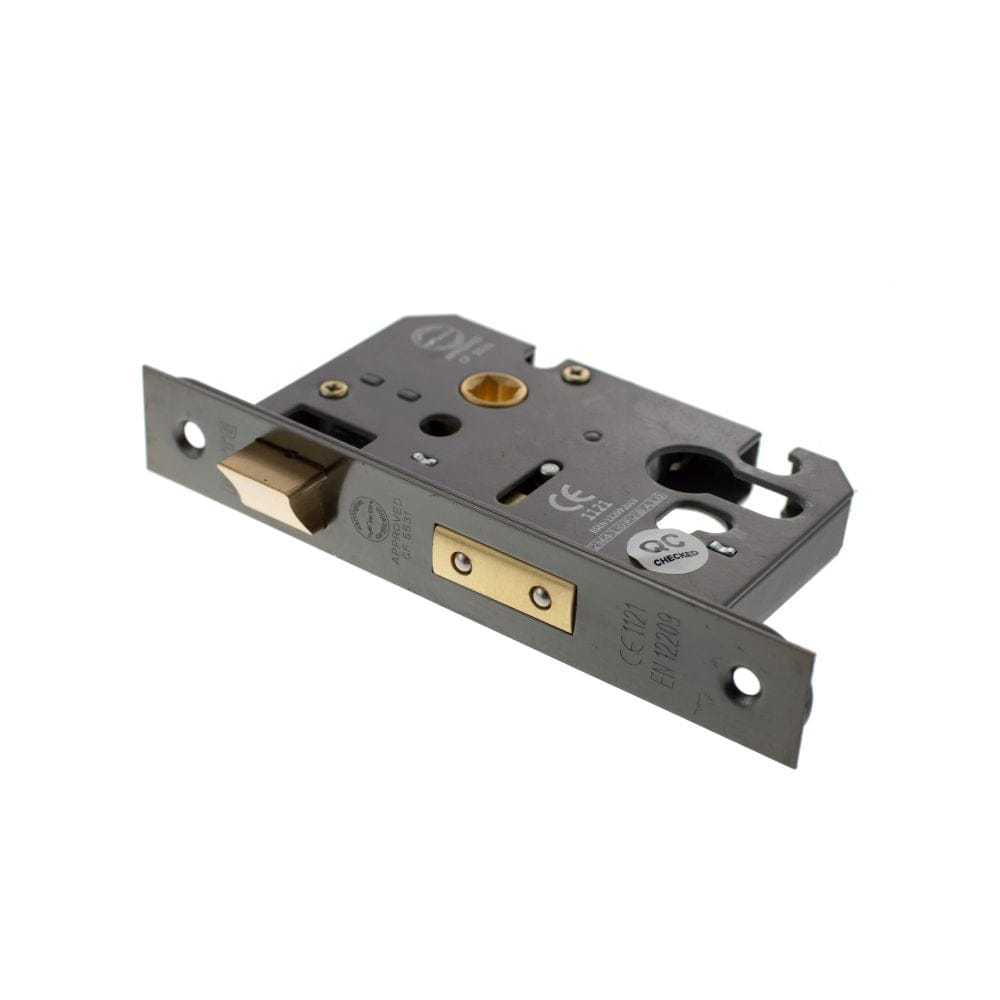 Atlantic Hardware Locks & Latches Urban Bronze / Euro Profile Sashlocks / 3" / 76mm Atlantic Euro Sashlock [CE] 3" - Urban Bronze