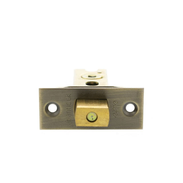 Atlantic Hardware Locks & Latches Matt Antique Brass / Tubular Dead Bolts / 3" / 76mm Atlantic Fire-Rated CE Marked Bolt Through Heavy Duty Tubular Deadbolt 3" - Matt