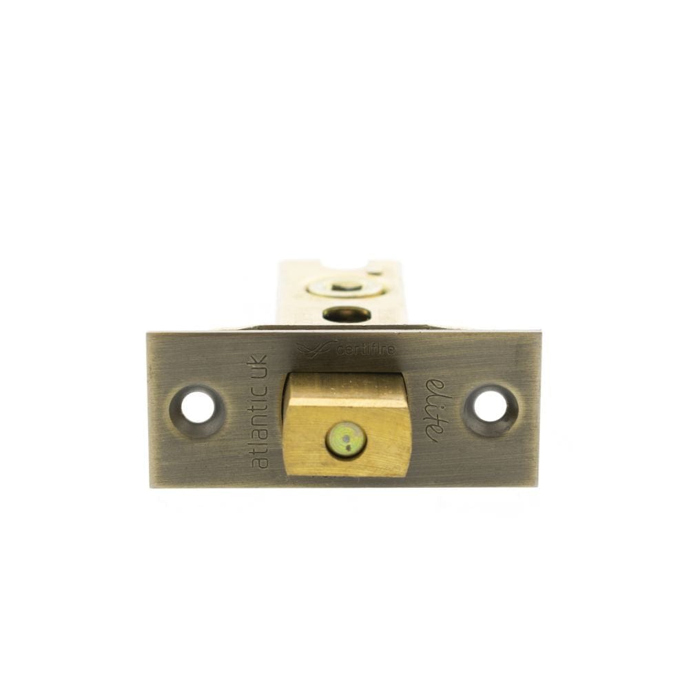 Atlantic Hardware Locks & Latches Matt Antique Brass / Tubular Dead Bolts / 2.5" / 65mm Atlantic Fire-Rated CE Marked Bolt Through Tubular Deadbolt 2.5" - Matt Antique