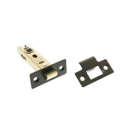 Atlantic Hardware Locks & Latches Urban Dark Bronze / Tubular Mortice Latch / 3" Atlantic Fire-Rated CE Marked Bolt Through Tubular Latch 3" - Urban Dark Bronze