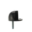 Atlantic Hardware Door Furniture Black Nickel / Floor Door Stop Atlantic Half-Moon Premium Floor Mounted Door Stop - Black Nickel