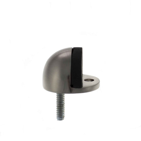 Atlantic Hardware Door Furniture Satin Nickel / Floor Door Stop Atlantic Half-Moon Premium Floor Mounted Door Stop - Satin Nickel