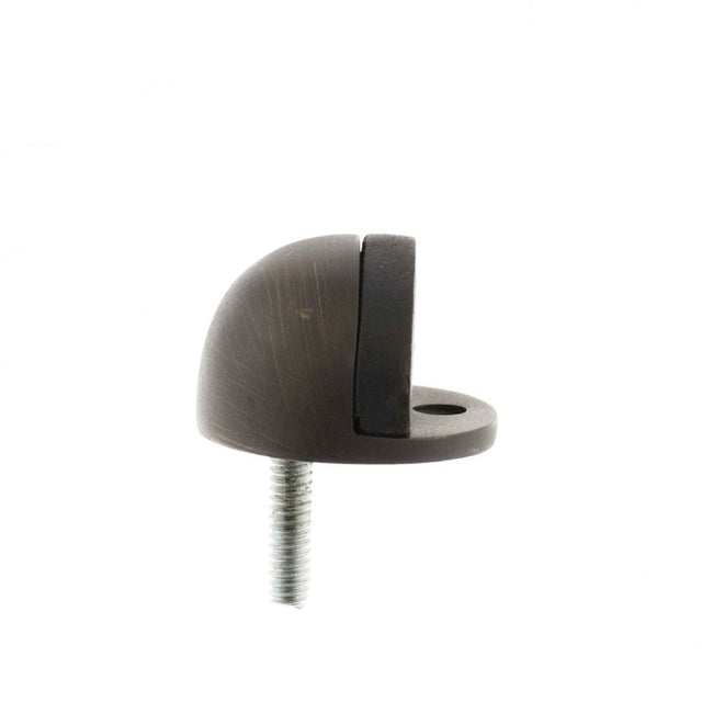 Atlantic Hardware Door Furniture Urban Bronze / Floor Door Stop Atlantic Half-Moon Premium Floor Mounted Door Stop - Urban Bronze