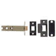 Atlantic Hardware Locks & Latches Black Nickel / Tubular Mortice Latch / 4" Atlantic Heavy Duty Bolt Through Tubular Latch 4" - Black Nickel