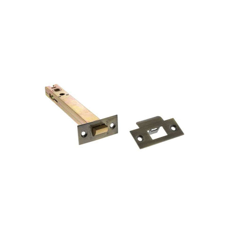 Atlantic Hardware Locks & Latches Antique Brass / Tubular Mortice Latch / 6" Atlantic Heavy Duty Bolt Through Tubular Latch 6" - Antique Brass