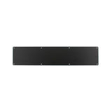 Atlantic Hardware Door Furniture Matt Black / Kick Plates / 690 x 150mm Atlantic Kick Plate Pre drilled with screws 690mm x 150mm - Matt Black