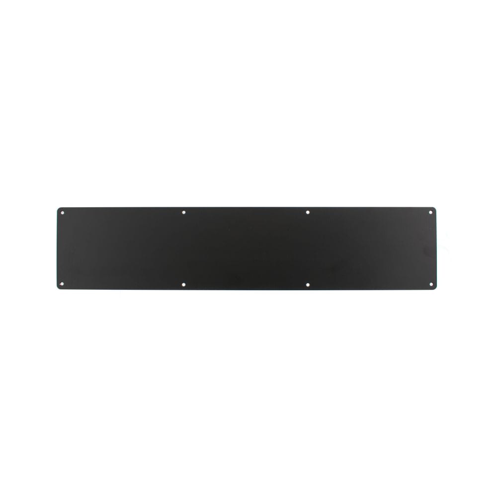 Atlantic Hardware Door Furniture Matt Black / Kick Plates / 745 x 150mm Atlantic Kick Plate Pre drilled with screws 745mm x 150mm - Matt Black