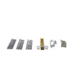 Atlantic Hardware Door Furniture Polished Chrome / Hinge and Latch Pack Atlantic Latch Pack [CE] 3" (Latch x1) + 3"x2" (Hinge x3) - Polished Chrome