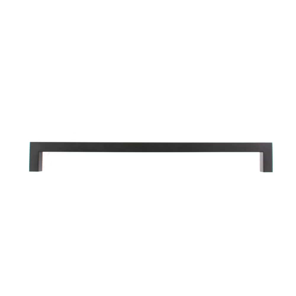Atlantic Hardware Door Furniture Matt Black / Pull Handles (Bolt Through) Atlantic Mitred Pull Handle [Bolt Through] 450mm x 19mm - Matt Black