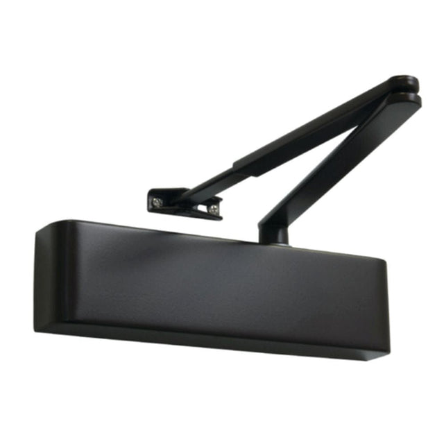Atlantic Hardware Door Furniture Matt Black / Door Closers / Size 2-5 Atlantic Premium Grade Door Closer -max 110kg,DDA,Adj,Slimline - Matt Black