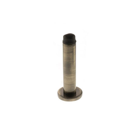 Atlantic Hardware Door Furniture Antique Brass / Projection Door Stop Atlantic Premium Wall Mounted Door Stop on Concealed Fix Rose - Antique Brass
