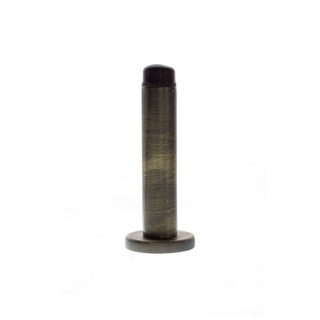 Atlantic Hardware Door Furniture Matt Antique Brass / Projection Door Stop Atlantic Premium Wall Mounted Door Stop on Concealed Fix Rose - Matt Antique Bra