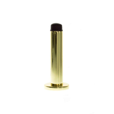 Atlantic Hardware Door Furniture Polished Brass / Projection Door Stop Atlantic Premium Wall Mounted Door Stop on Concealed Fix Rose - Polished Brass