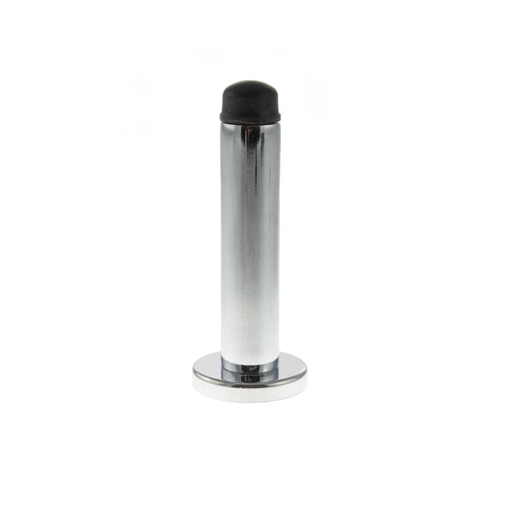 Atlantic Hardware Door Furniture Polished Chrome / Projection Door Stop Atlantic Premium Wall Mounted Door Stop on Concealed Fix Rose - Polished Chrome