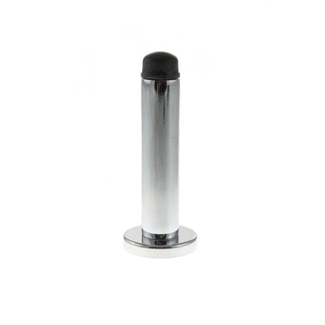 Atlantic Hardware Door Furniture Polished Chrome / Projection Door Stop Atlantic Premium Wall Mounted Door Stop on Concealed Fix Rose - Polished Chrome