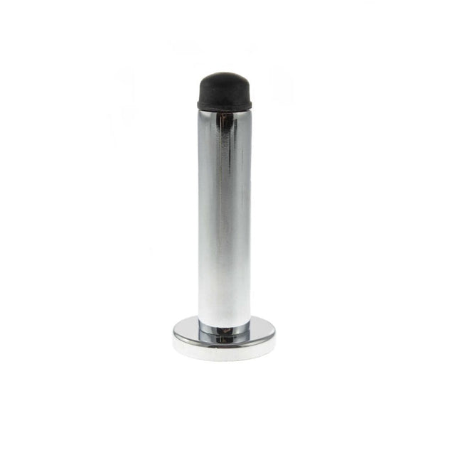 Atlantic Hardware Door Furniture Polished Chrome / Projection Door Stop Atlantic Premium Wall Mounted Door Stop on Concealed Fix Rose - Polished Chrome